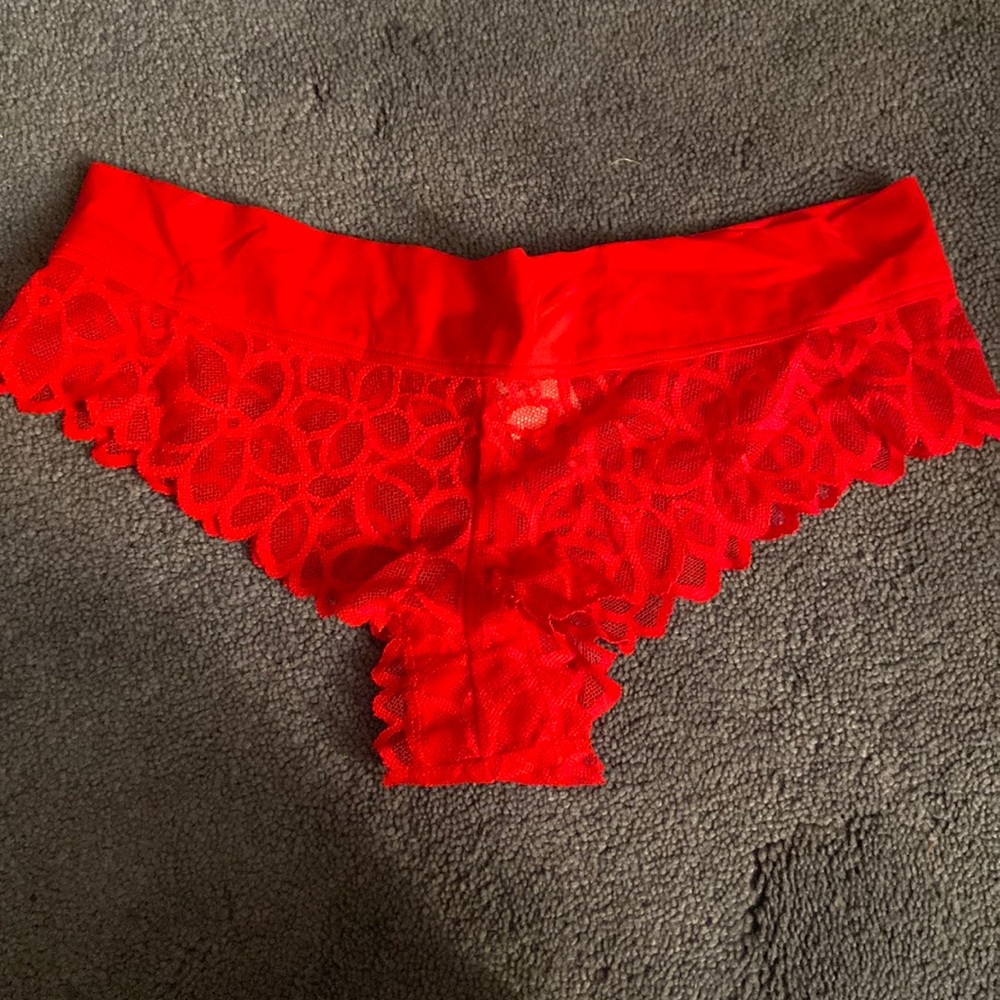 PINK • Victorias secret Red booty undies